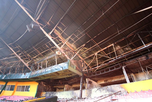 incendio en el estadio cibao produce perdidas por 1 millon de pesos