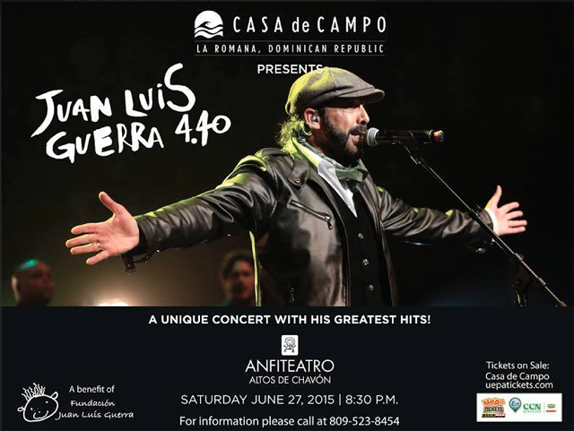 precios boletas concierto juan luis guerra en altos de chavon