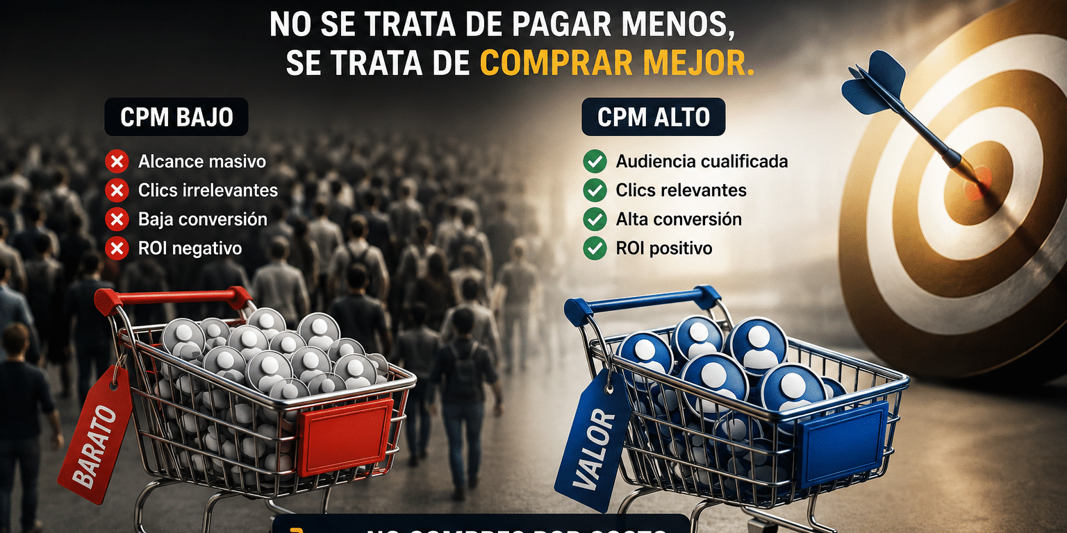 el engaño del costo del cpm bajo